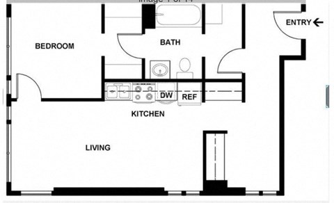 The Oliver | 1 Bedroom 